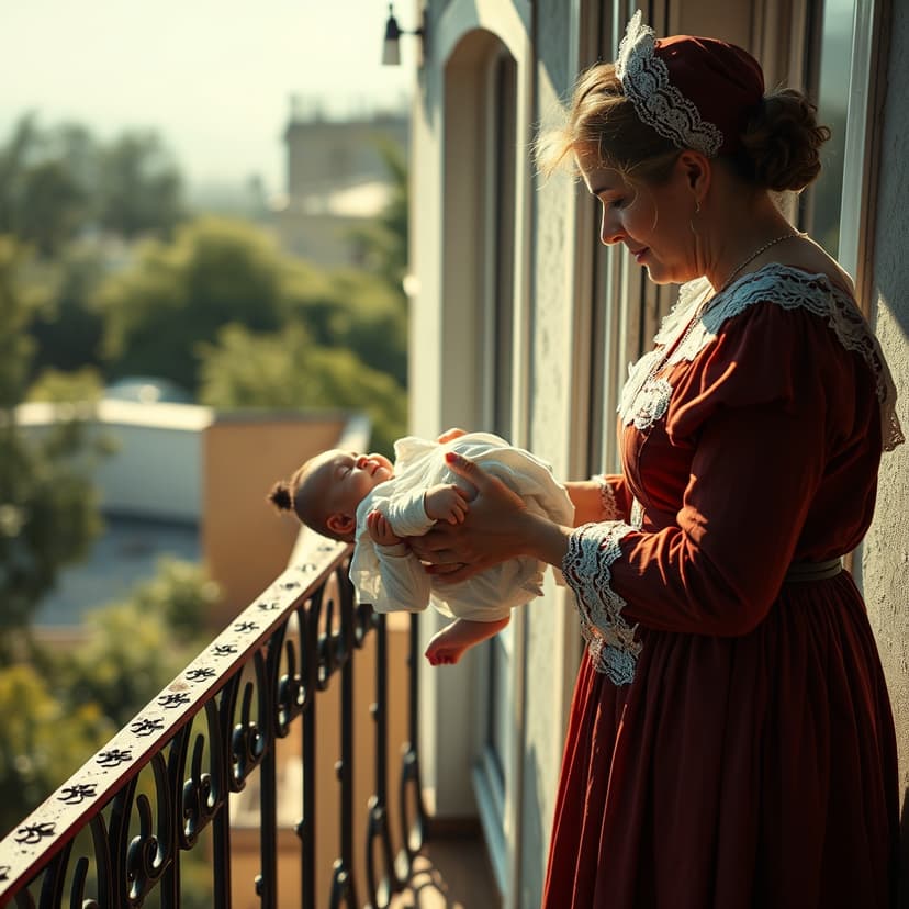 Stepmother Drops Baby From Balcony But The Maid Catches Her Just In Time banner
